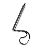 Стек длинный с бронзовой ручкой и черным сердечком 75 см