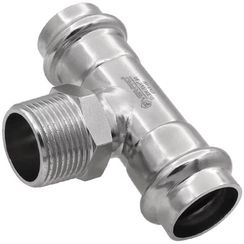 Тройник VIEIR нар.р. 22×3/4×22 VER-PRO (40/4)