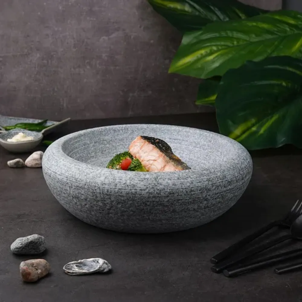 Салатник 1400 мл d 27,5 см h8 см Stone Untouched Taiga P.L. Proff Cuisine [1]