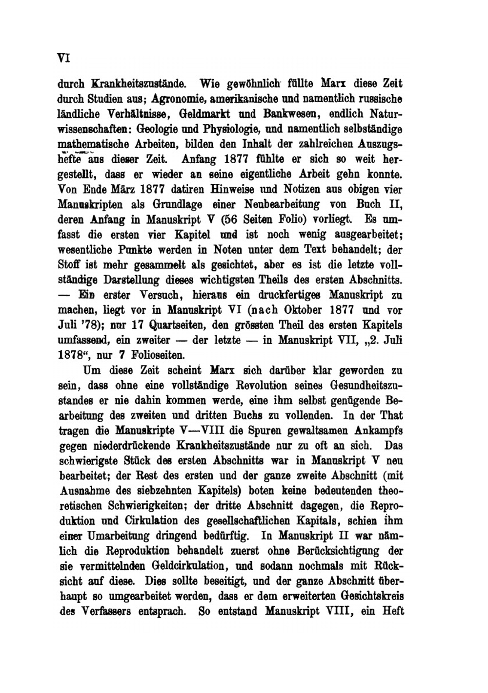 Das Kapital. Kritik Der Politischen Oekonomie Zweiter Band | Marx Karl
