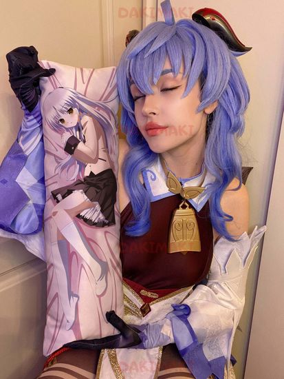 Мини дакимакура Канадэ Татибана из Ангельские ритмы арт. M0230, 60х20 см