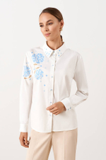 23029 Блузка женская (молочный)