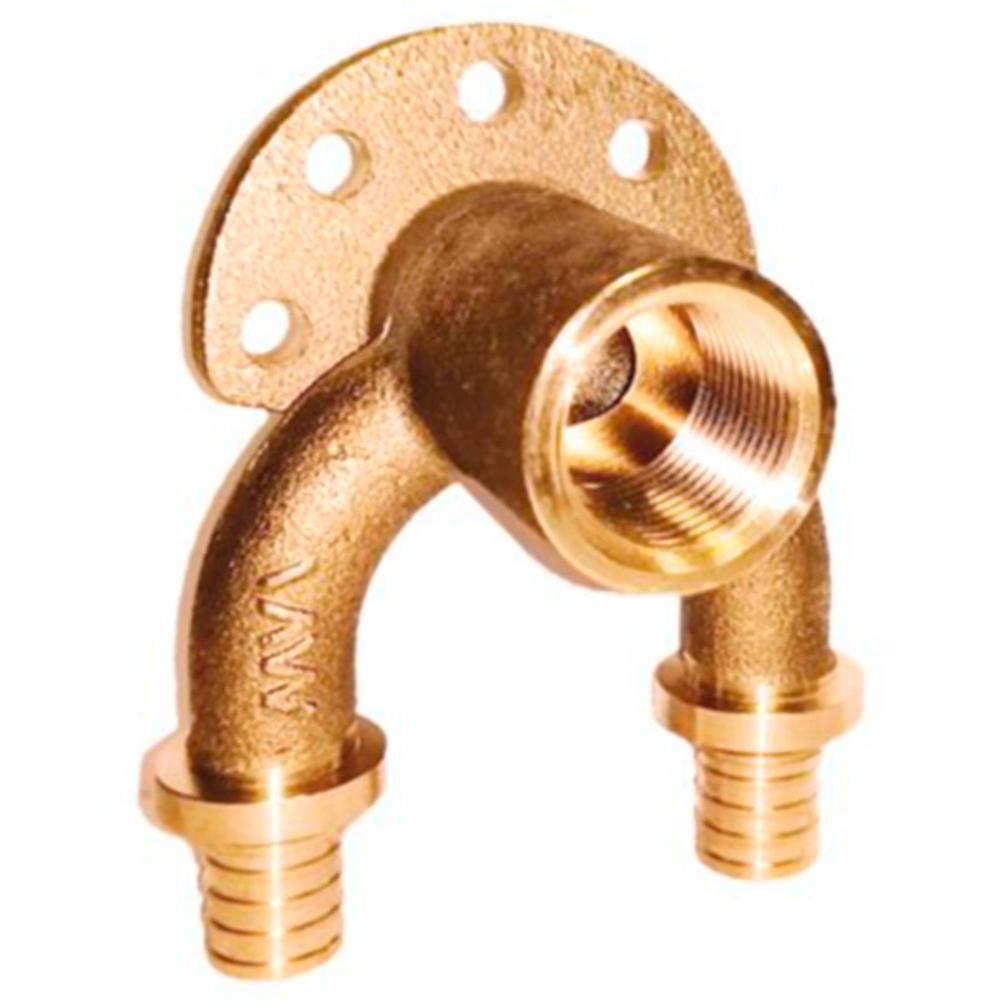 Колено двойное настенное MVI 16x1/2"x16