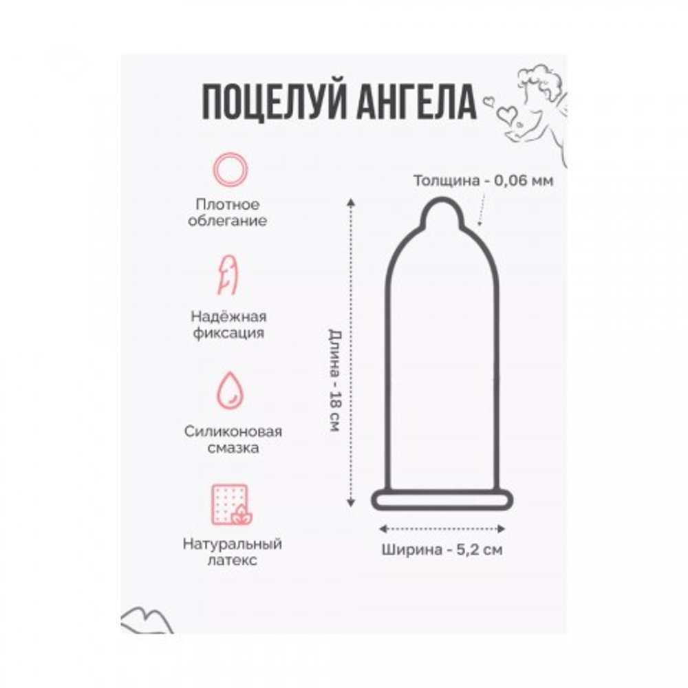 Презерватив Luxe № 1 Поцелуй ангела с тремя шариками