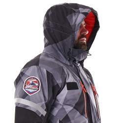 DRAGONFLY Зимняя куртка EXPEDITION Camo - Grey 2024