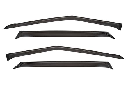 Дефлекторы окон 4 door KIA Seltos 2019-, темный