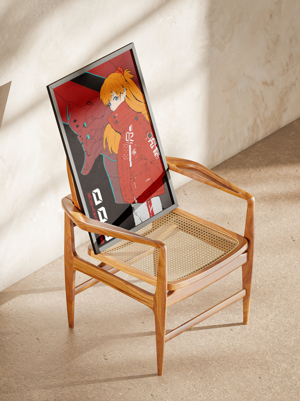 Постер плакат Аска Evangelion Евангелион