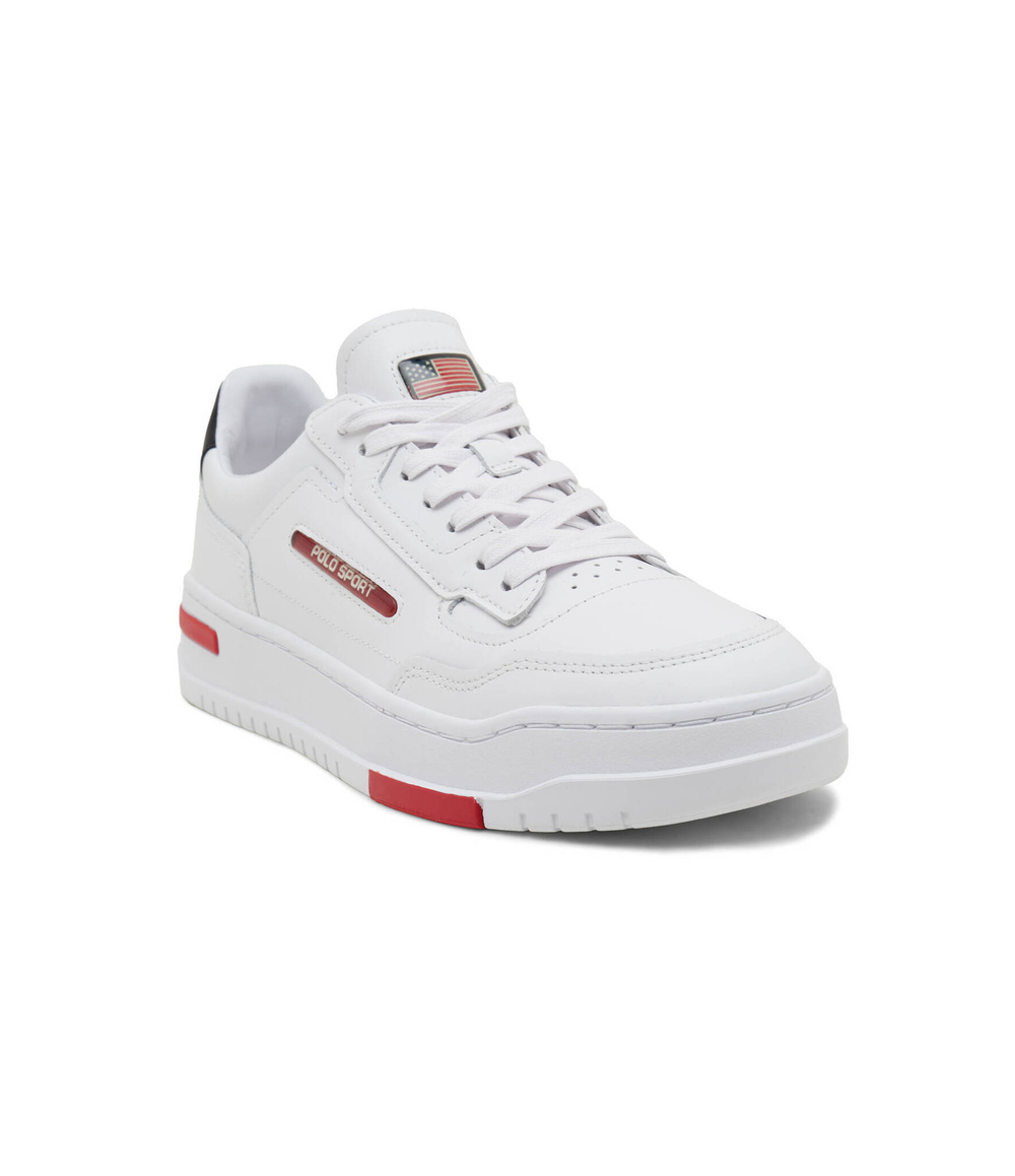 Кожаные кроссовки ps 300 POLO RALPH LAUREN - белый(809931902)