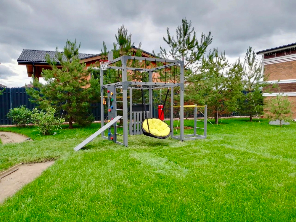 Детская площадка Савушка КУБ-1 (Серый)