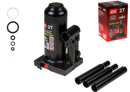 Домкрат гидравлический 2т бутылочный 170-380мм (телескопический) STARTUL AUTO (ST8026-02)