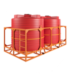 Кассета с полным сливом 2*6000л КАС Политим 12000 л.(4330x2190x2272см;красный) - арт.560814