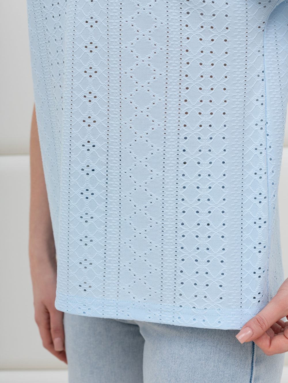 Блузка Дис Виотекс ГОЛУБОЙ