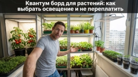 Квантум борд для растений: как выбрать освещение и не переплатить