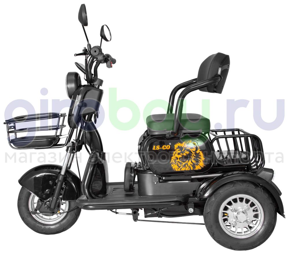 Электроскутер LS-CO KTX 1000W (60V/20Ah) - Черный фото №4