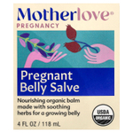 Motherlove, беременность, мазь для ухода за кожей живота в период беременности, 118 мл