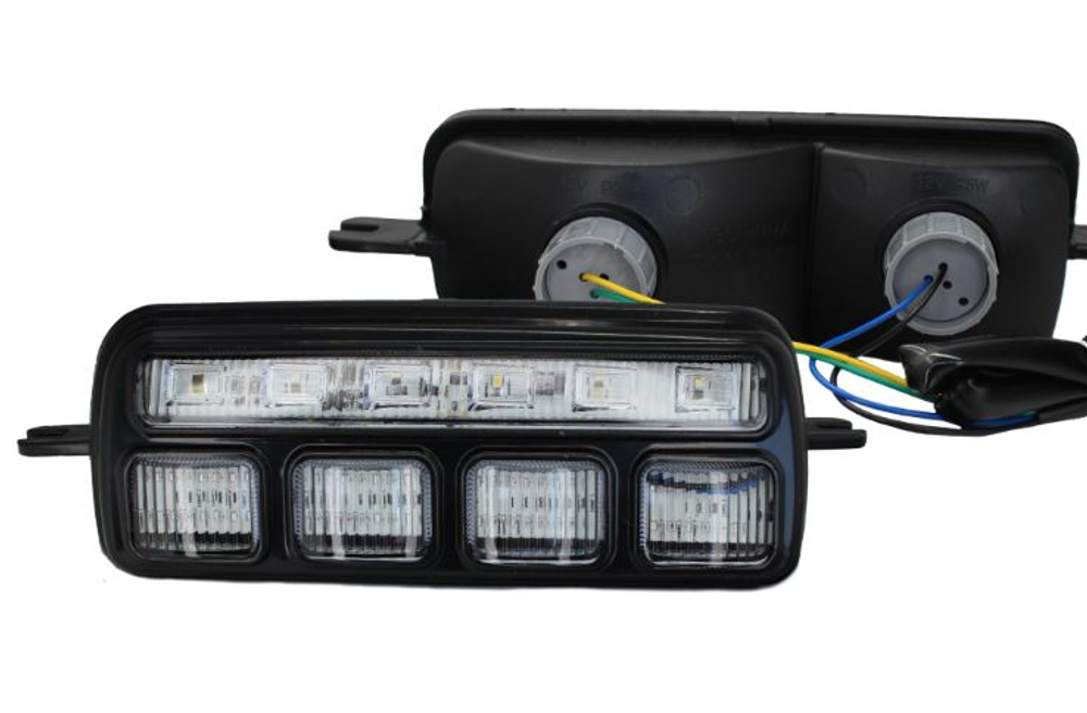 Надфарники LED 2121 Нива GQ0358 white (пара)