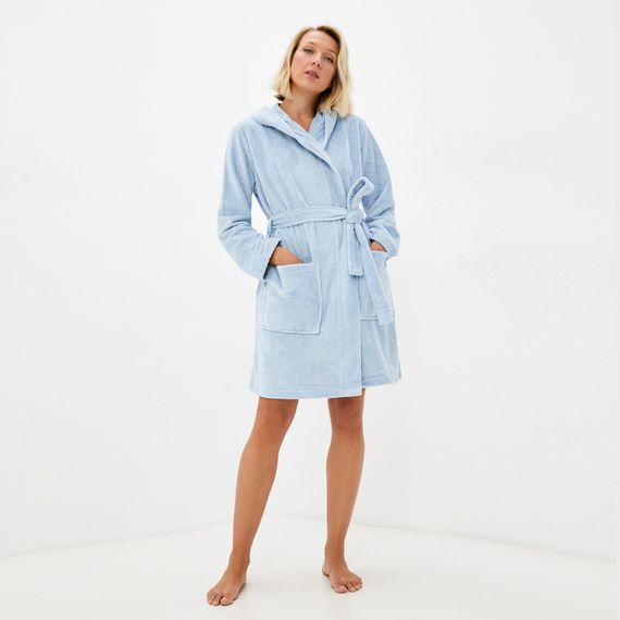 Шанти (голубой) XL Халат Махровый