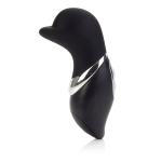 Чёрный клиторальный стимулятор 7-Function Silicone Luxe Euphoria Massagers (Цвет: черный)