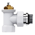 Набор термостатический угловой Royal Thermo Design 1/2quot;М30х1,5 (Белый)