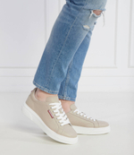 Кожаные кроссовки Dsquared2 - бежевый(SNM0354 25107398)