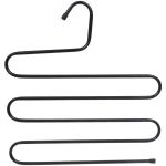 Вешалка металлическая для брюк 5 секций «ИДЕЯДОМА», цвет черный, 33*34см✦