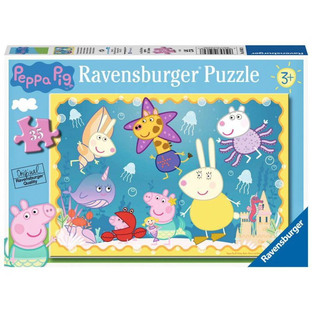 Ravensburger - Пазл Свинка Пеппа Подводный мир 35 деталей. 050628