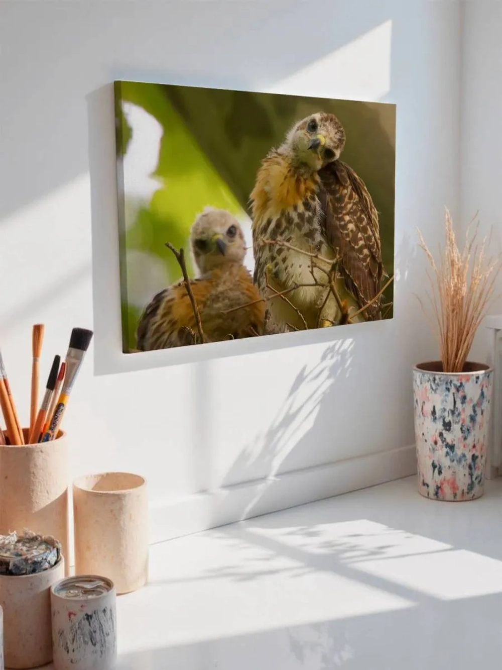 Картина на стену 40 X 50 Птенцы