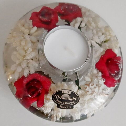 Подсвечник "Dreamlight" со свечой, 4*11см, Германия, арт.77245 в подарочной упаковке.