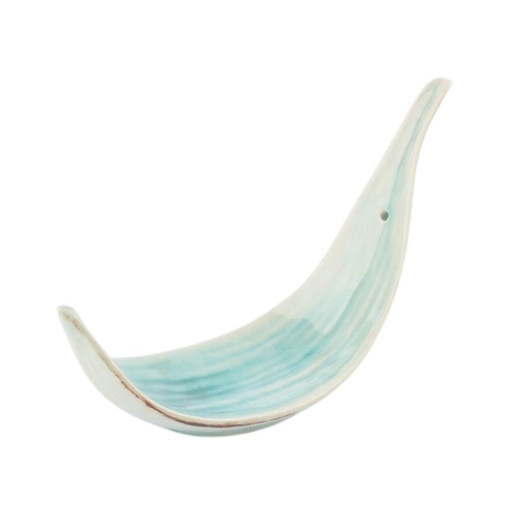 Блюдо для подачи 21*7,4 см h13,5 см Sea Blue Leaf Frutti di Mare P.L. [1]