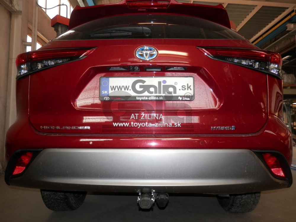 Фаркоп оцинкованный Galia T077A для TOYOTA HIGHLANDER 2019-(паспорт и сертификат в комплекте)(без электрики)