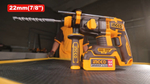 Аккумуляторный бесщеточный перфоратор SDS-Plus INGCO CRHLI212282 INDUSTRIAL 20 В 2 Дж 2x4 Ач