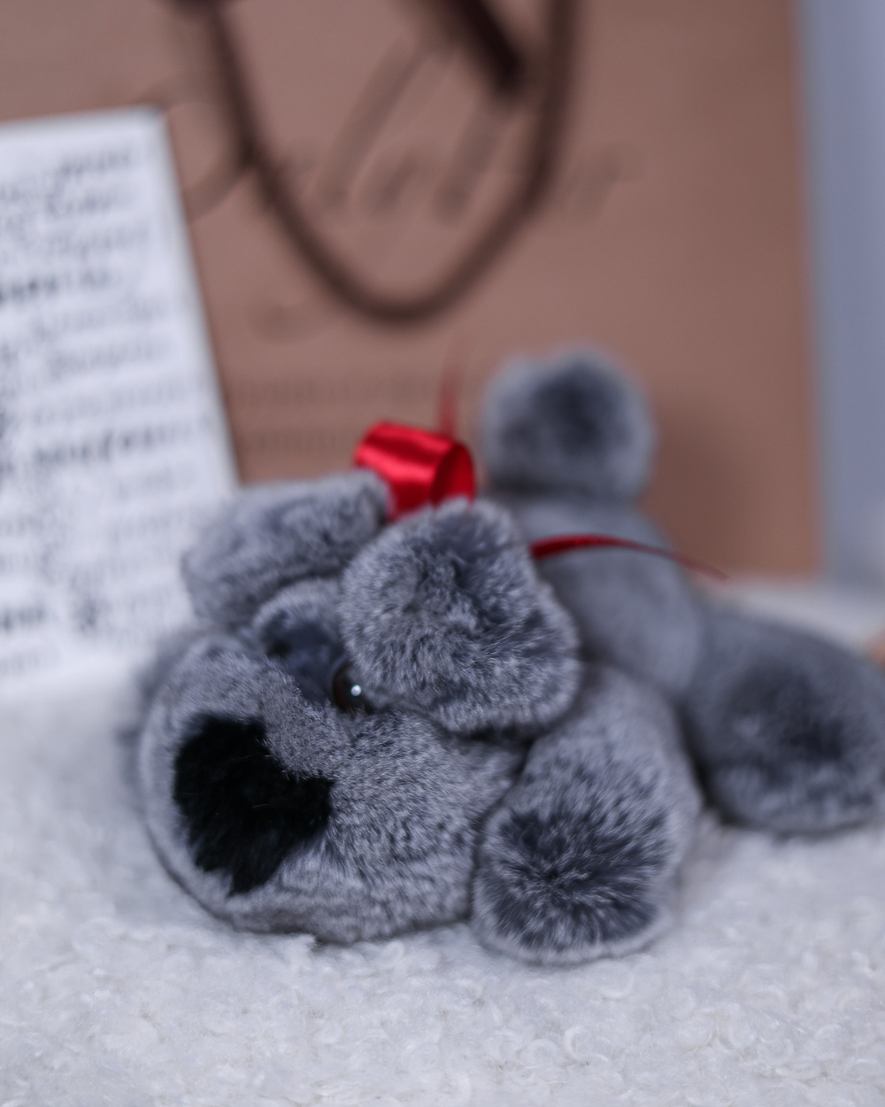 Собака Шанель маленькая (серая)