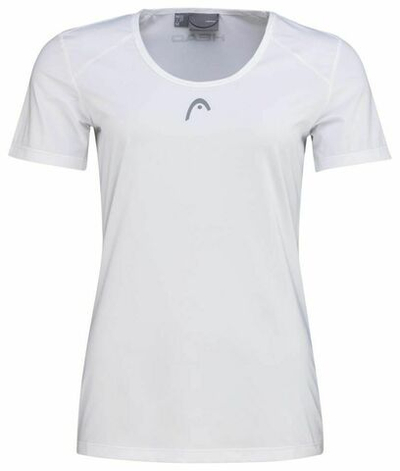 Футболка для девочки теннисная Head Girls Club 22 Tech T-Shirt - white