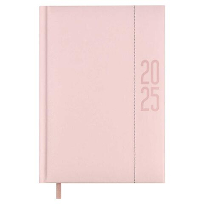 Ежедневник датированный А5 176л 2025г розовый кожзам "ESCALADA. ИЛОН МАСК" (Феникс+)