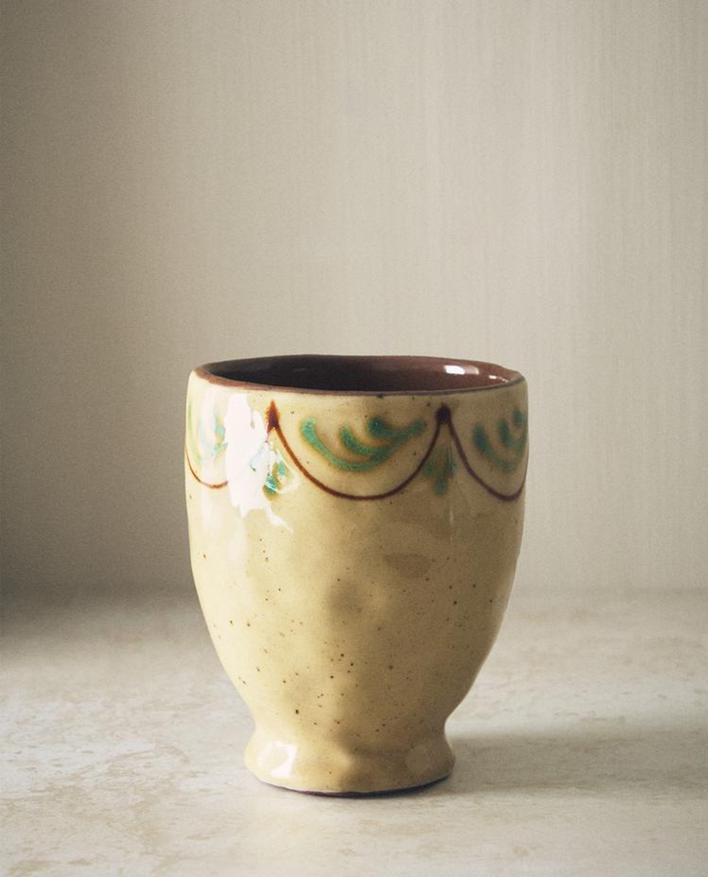 ZARA HOME СТАКАН ДЛЯ ЗУБНЫХ ЩЕТОК ИЗ КЕРАМИКИ, РАЗНОЦВЕТНЫЙ