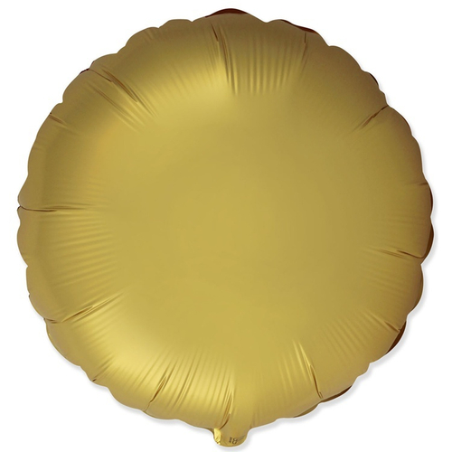 FM (18''/46 см) Круг, Лимонный, Сатин, 1 шт.