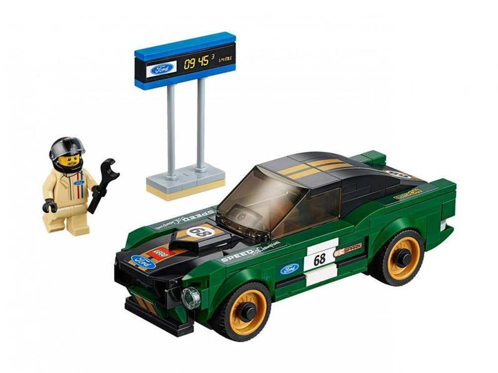 LEGO Speed Champions: 1968 Форд Мустанг Фастбэк 75884 — 1968 Ford Mustang Fastback  — Лего Спид чампионс Чемпионы скорости