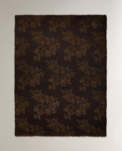 Zara Home плед из полиэстера, коричневый, 140x190 см · 3371/004