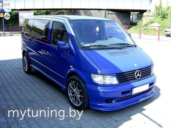Накладка переднего бампера для Mercedes Vito W638