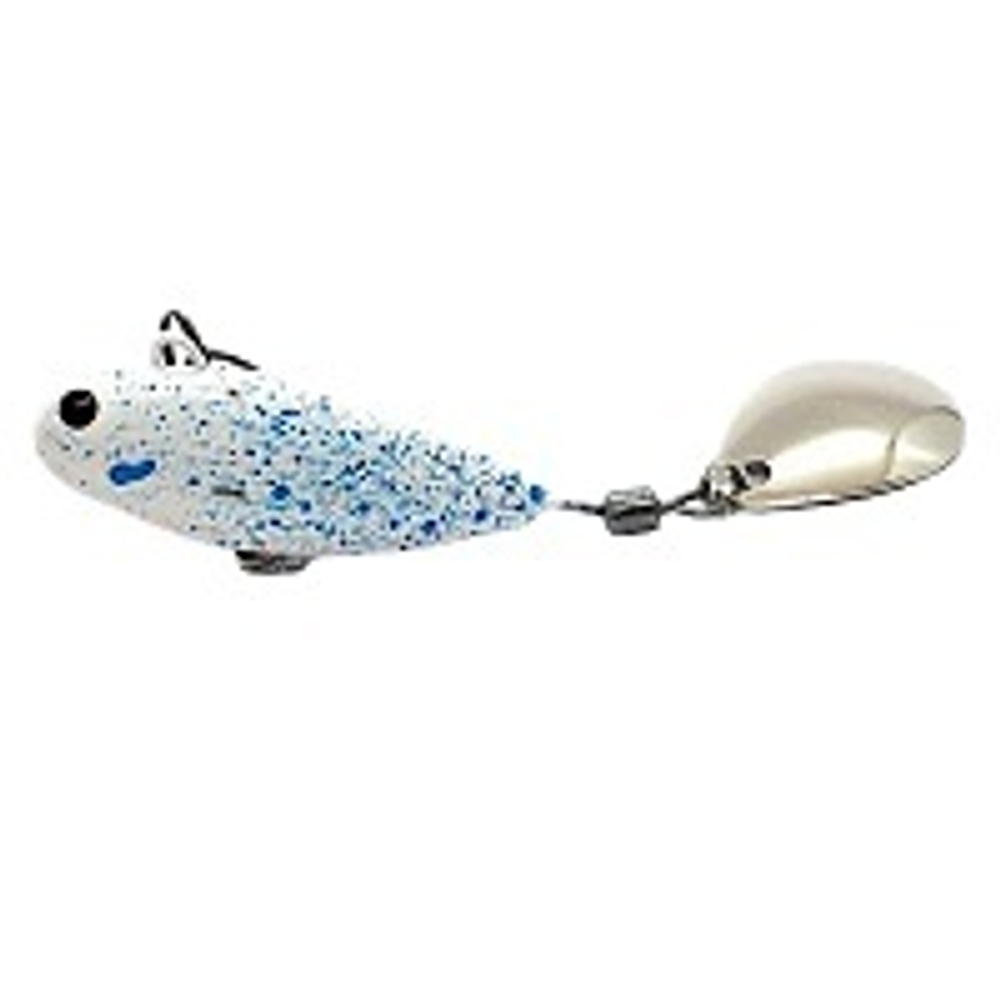 Тейл-спиннер UF Studio Hurricane Long 40мм 32гр White