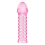 Насадка на фаллос 11,7см с закрытой головкой Baile Male-Wear net Sleeve BI-026200