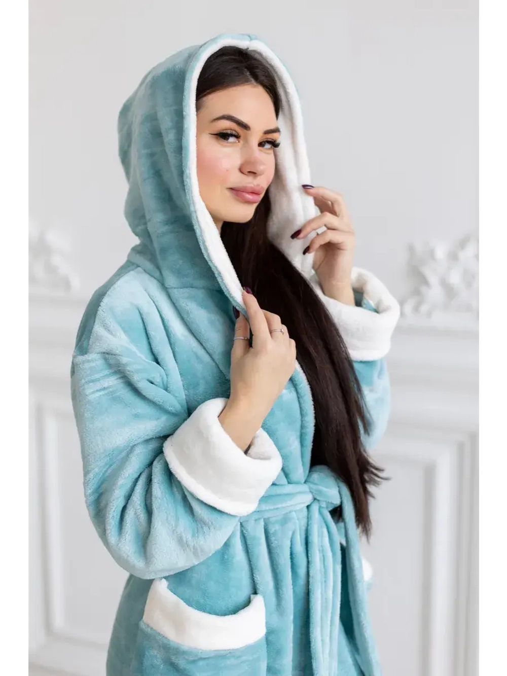 Халат теплый домашний