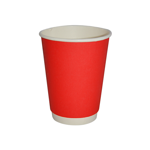Стакан бумажный 400 мл для горячего 2-х сл красный 15 шт 16/240 В