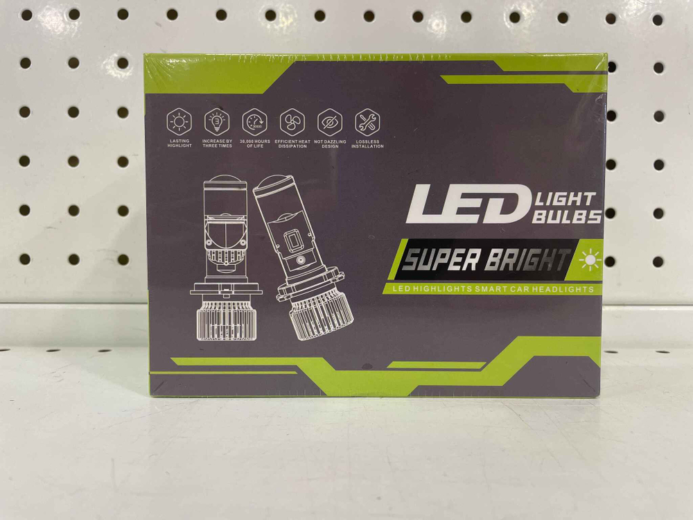 H4 / Комплект светодиодных ламп LED Super Bright (2 шт./ комплект)