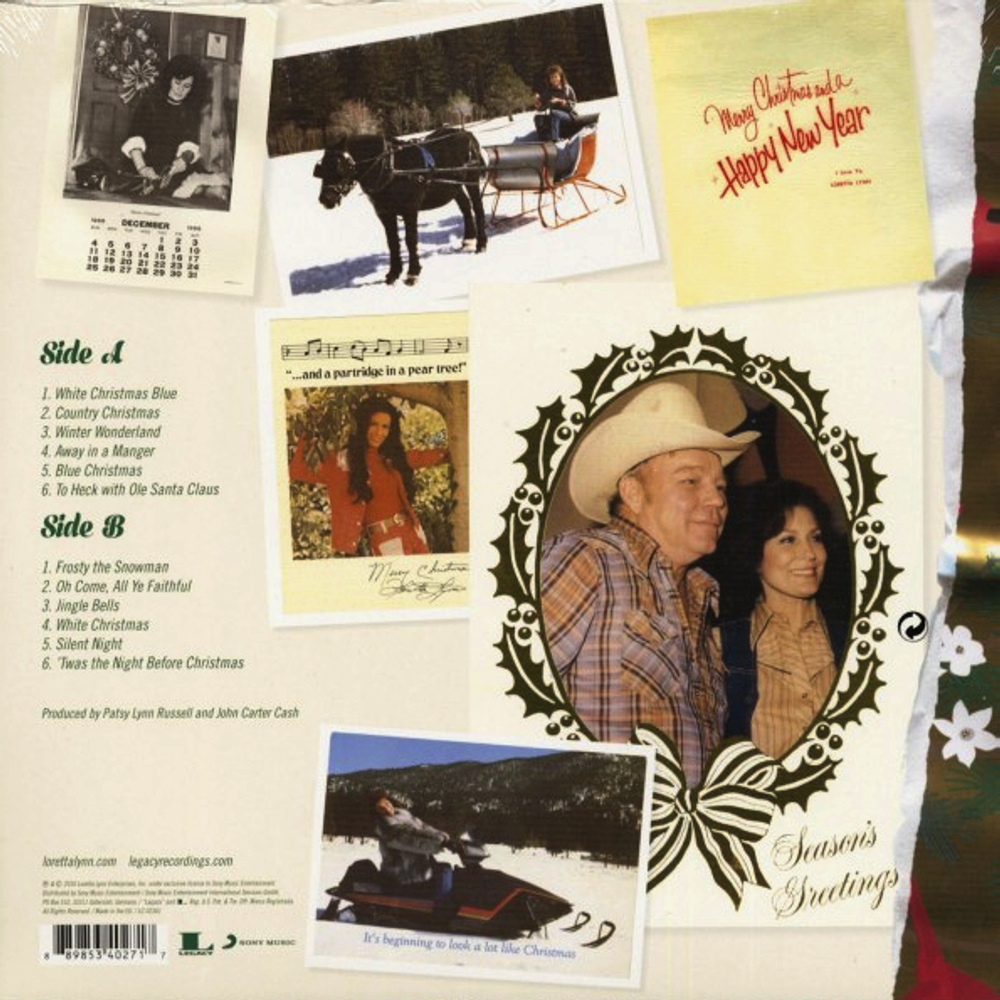 Loretta Lynn / White Christmas Blue (LP)