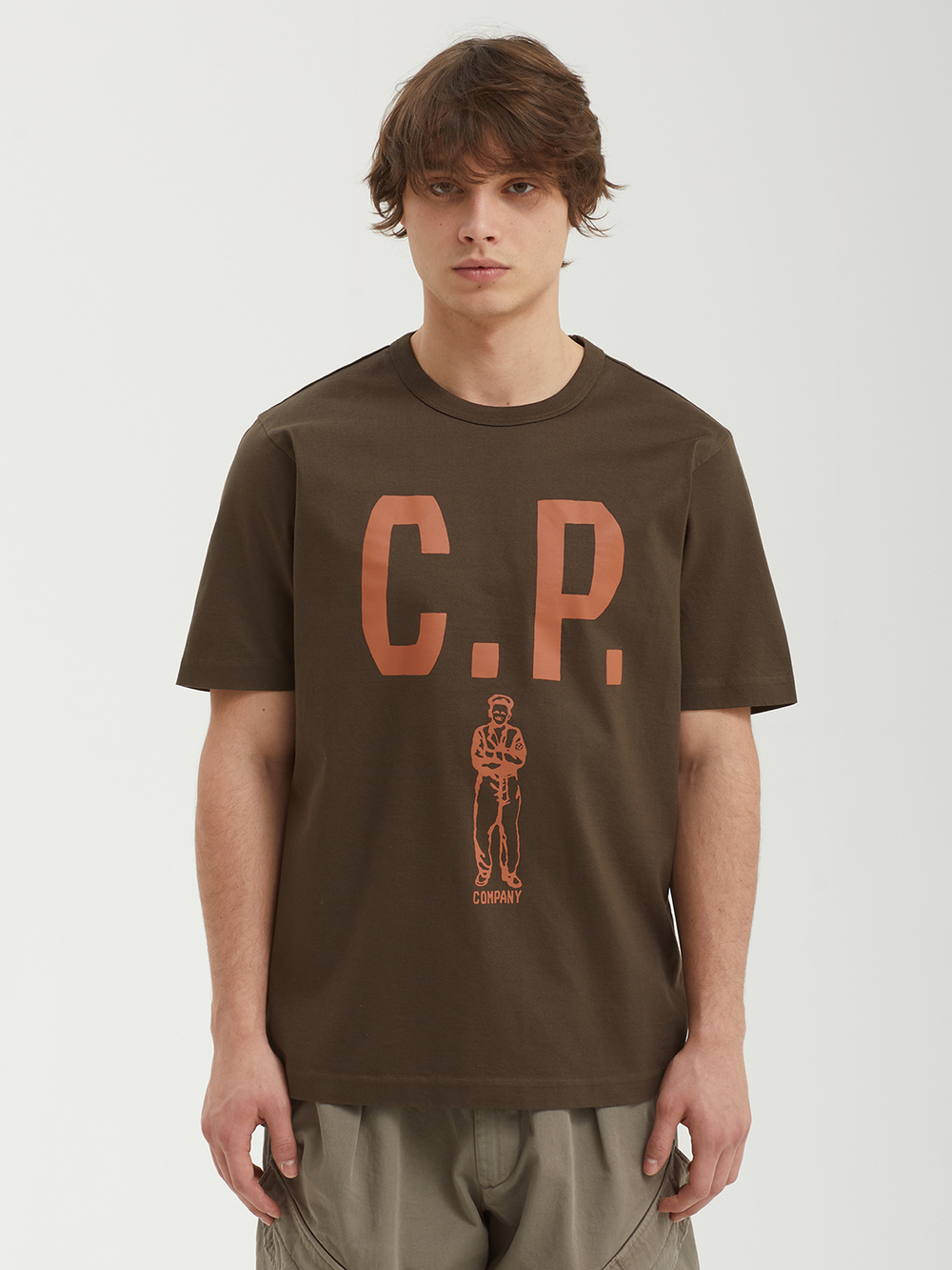 Мужская Футболка In Mercerized Jersey 30/2 Twisted