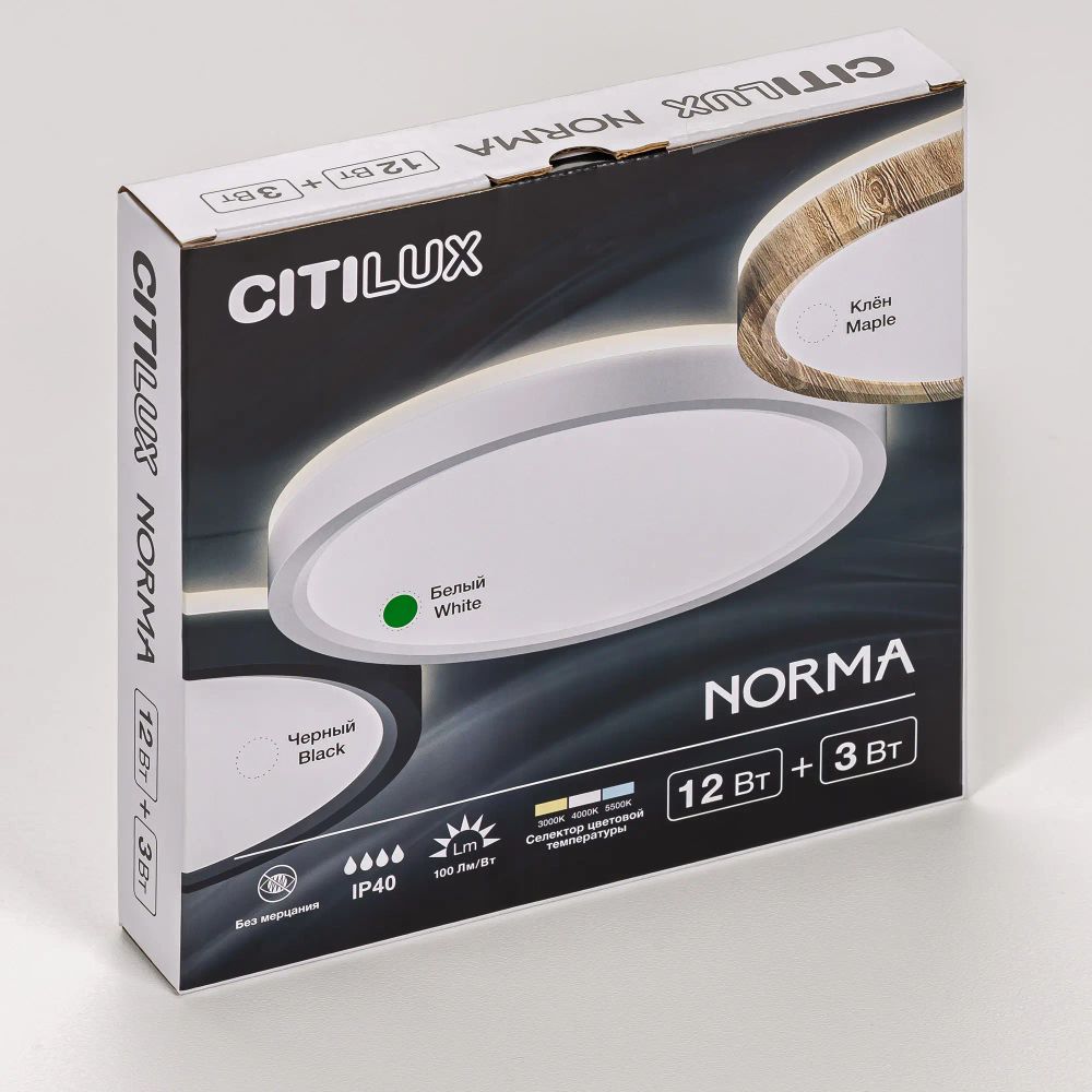 Citilux NORMA CL748180 LED Светильник с подсветкой Белый