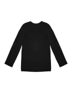 Лонгслив "Фуфайка". Черный