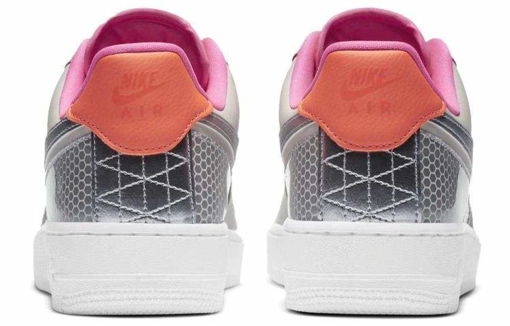 Кроссовки Nike Air Force 1 Low Se "Metallic Silver" (Женская размерная сетка)
