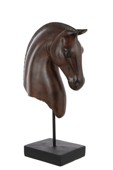 Декор "Бюст коня" большой 28,5x13x42,5см